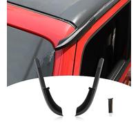 CKPEOR Extension de gouttière de Pluie Hardtop, Rail d'égouttement, inverseur de Pluie pour Jeep Wrangler JK JKU 2011-2017, Accessoires extérieurs