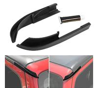 CKPEOR Hardtop - inverseur de Pluie ABS, Extensions de gouttière, déflecteur de Pluie pour Jeep Wrangler JK JKU 2011 - 2017, Accessoires extérieurs