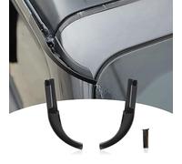 CKPEOR Hardtop Rain Diverter ABS Rainwater Gutter Extensions Déflecteur de Pluie pour Jeep Wrangler JL JLU & Gladiator JT 2018-2023, Accessoires extérieurs