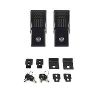 CKPEOR Kit de Verrouillage de Capot Compatible avec Jeep Wrangler JK JKU JL JLU Sport Sahara Rubicon X 2007-2023, Drapeau américain