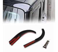 CKPEOR Rain Gutter Extensions,Roof Hardtop ABS Rain Groove Diverter,Déflecteur d'eau de Pluie pour Jeep Wrangler JK JKU 2007-2018, Accessoires extérieurs