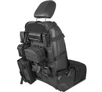 CKPEOR Sac Organisateur de Dossier de siège Tactique Universel avec Poches de Rangement pour Jeep Wrangler JK JKU JL JLU TJ YJ Gladiator JT Cherokee,Black