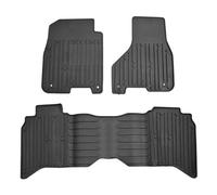 CKPEOR Tapis de Sol compatibles avec Dodge Ram 1500/2500/3500 Crew Cab 2013-2018, Ram 1500 Classic Crew Cab 2019-2024, doublures de siège Avant et 2e rangée Toutes Saisons en TPE