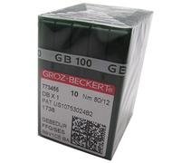 ckpsms GROZ-BECKERT Lot de 100 aiguilles de machine à coudre GROZ-BECKERT DBX1 16X257 1738 GEBEDUR Titanium (12/80)