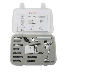 ckpsms KUNPENG - # CY-015 15 pièce Home Pieds Ensemble pour Faible Tige Couture Singer Brother Babylock Bernina Janome Consew Elna Viking Kenmore Riccar Yamata