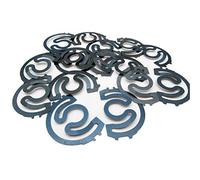 CKPSMS Lot de 20 ressorts de boîtier de bobine (sans cils arrière) pour boîtier de bobine de style M avec diamètre 25,4 mm. Compatible avec/remplacement pour machine à coudre de marque JUKI Brand