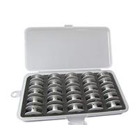 ckpsms Marque - #0245-001660 Bobines en aluminium 26 mm avec boîte compatible avec/remplacement pour Durkopp Adler Brand 367 467 767 768 867 868 (BB-25B+25PCS)