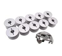 CKPSMS Marque : 1 coffret de canette de grande capacité et bobines en aluminium #91-174 955-91+91-174 480-05 10 pièces compatibles avec/remplacement pour la marque PFAFF 335G 1181G 1183G