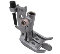 CKPSMS Marque - 1 jeu de pied à 2 aiguilles avec guide central à ressort #GCKP1246 Compatible avec/remplacement pour machines à coudre PFAFF 1246 1296 (9,5 mm)
