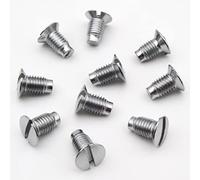 CKPSMS Marque - 10 pièces # SS-2110920-TP Vis à plaque d'aiguille compatible avec/remplacement pour machine à coudre à aiguille unique de marque JUKI Brother