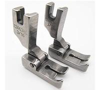 CKPSMS Marque - #12463HL Pied-de-biche à charnière Gauche avec Guide pour surpiqûre pour Machines à Coudre industrielles à Aiguille Unique (1/8")