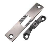 ckpsms Marque -1SET # 467-21-006-0 + 467-20-009-0 Plaque D'AIGUILLE ET Chien d'alimentation Compatible avec la Machine À Coudre À Aiguille Simple Adler 467 (Needle Plate and Feed Dog)