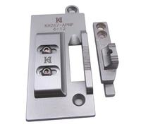 CKPSMS Marque -1SET #KH267-APNP+KH267-APFD Plaque d'aiguille et chien d'alimentation pour tuyauterie Compatible avec/remplacement pour machine à coudre Durkopp Adler Brand 267 à aiguille unique