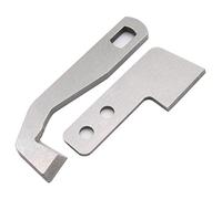 CKPSMS Marque -1SET Lame supérieure et lame inférieure #5020405237+5020405236 Compatible avec/remplacement pour machines à coudre Bernette Funlock B42 B44 B48