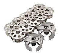 ckpsms Marque -2 boîtiers à canettes et 10 bobines #BC-DBM (1) -NBL 2PCS+18034 10 PCS Compatible avec/Remplacement pour Brother Marque DB2-B740 JUKI Marque DU-141H YAMATA Marque 5318