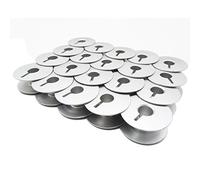 CKPSMS Marque -20pièce 40264AS / 55623AS BOBINES en Aluminium avec Fente pour Enrouleur Compatible avec JUKI Brother Industriel À Aiguille Unique (20pièce)