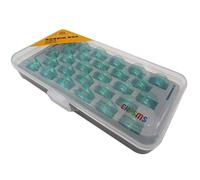 CKPSMS Marque -# 4123078-45 Bobines Vertes claires （sans Trou de Filetage Compatible avec Viking Husqvarna Group 5 6 7 & White 5811, 5823, 5839, 7700, 9800 Home Couture (28 pièces + boîte)