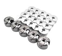 ckpsms Marque - #52237 5PCS+55623AS 20PCS Bobbin Case & Bobbins Ajustement pour Juki Consew Singer Brother Machine à Coudre Aiguille Unique