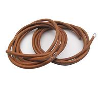 ckpsms Marque -# B111-72 2pièce (183cm) Long 3/16" (5mm) de diamètre, Ceinture de pédalier en Cuir,ADAPTÉ pour de Nombreuses Machines à Coudre à pédale Singer.