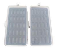 CKPSMS Marque - # BB-25B Lot de 2 bobines/boîtes de rangement compatibles avec les bobines Bernina Marque 8 série Jumbo Bobines de rangement Boîte à couture Organiseur de fil Peut contenir 50 bobines