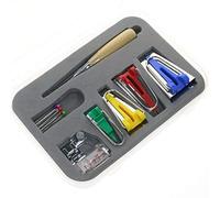 ckpsms Marque - # CY-BTM-S1 1SET 16pièce Fusible polarisation Reliure Ruban Fabricant Couture matelassage alêne Reliure Pied Outils Kit (CY-BTM-S1)