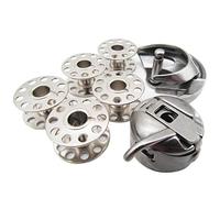 ckpsms Marque - Machine à Coudre Domestique # KP-19036 Crochet DE Navette, Boîte à canette + 5 BOBBINS Compatible avec/Remplacement pour Marque Singer, Marque Elna,Marque Kenmore,Marque Brother +