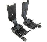 CKPSMS Marque -Pied presseur à Double Aiguille # S570L+S570R avec Guide à Gauche et à Droite Compatible avec Singer 112W 212W JUKI LH-515 LH-1152 LH-3128 (1/4(6.4MM) X1/16)
