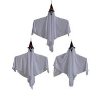 CKQshenKouyicKQ Ornement fantôme Suspendu, Ornement d'atmosphère de pièce secrète, décoration fantôme Suspendue effrayante d'halloween for Maison hantée for Porche(D)