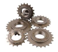 CKryzillix Cassette De VéLo,Cassette Vitesse 1pcs 1 4T 16T 18T 20T 22T 24T Vélo Pliant Roue Libre vélo tricymique Unique Vitesse Mobile Volant(18T Brown)
