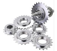 CKryzillix Cassette De VéLo,Cassette Vitesse 1pcs 1 4T 16T 18T 20T 22T 24T Vélo Pliant Roue Libre vélo tricymique Unique Vitesse Mobile Volant(18T Silver)