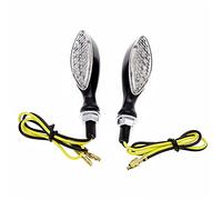 CKryzillix Clignotant LED Moto, Clignotant Moto 1pc Moto Turn Signals Signals d'avertissement de Queue arrière Lumineux indicateurs de Clignotants lampeuniversal
