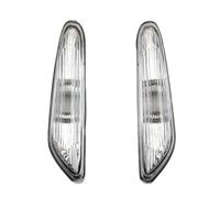 CKryzillix Clignotant LED Moto, Clignotant Moto Feu de Position latéral de Voiture, Clignotant, Lampe de signalisation, Utilisation adaptée pour série 3 E46, E60, E61, E83(White)