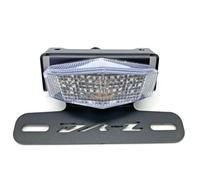 CKryzillix Clignotant LED Moto, Clignotant Moto Pièce modifiée Utilisation adaptée pour Moto Suzuki DRZ 400S 400E 400SM, Cadre de Protection Utilisation adaptée pour Garde-Boue arrière(White)