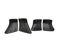 CKryzillix Couverture De Galerie De Toit Lot de 4 Coques Protection Utilisation Adaptée pour Barres Toit, Accessoires extérieurs Tesla Model 3 (2017, 2018, 2019, 2020)