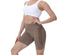 CKryzillix Cycliste Homme, Cycliste Femme Shorts de Sport sans Couture for Femmes, Leggings de Fitness Taille Haute, de Course, de Motard, d'entraînement, de Levage des Hanches, Bas de Yoga Sexy(7,S)