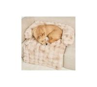CKryzillix Dream Cloud Canapé-lit for Animal Domestique - Lavable, imperméable et très Confortable, Tapis orthopédique antidérapant en Peluche for Chien, for canapé, Voiture et Sol(Cappuccino,XL)