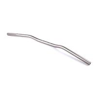 CKryzillix Guidon Moto, Guidon Velo 22mm Rizoma Motorcycle CNC Alliage Aluminium Guidon 7/8 '' Poignée de Volant Barre de Roue pour Pit Bike Tmax 530 PCX CB500X MT07 FZ6 R6(Titanium)