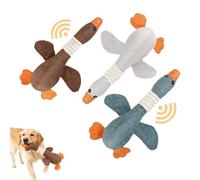 CKryzillix Robust Duck-Designed for Heavy Chewers, 2026 New Indestructible Goose Dog Toy with Long-Lasting Stitching, Extremely Durable Rubber Duck Dogs(3pcs)
