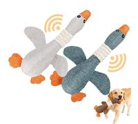 CKryzillix Robust Duck-Designed for Heavy Chewers, 2026 New Indestructible Goose Dog Toy with Long-Lasting Stitching, Extremely Durable Rubber Duck Dogs(2pcs-C)