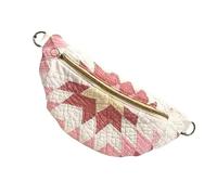 CKryzillix Sac à bandoulière matelassé patchwork d'inspiration vintage, sacs à main sacoche avec sangle réglable(A)