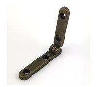 CKSEKD 10pcs Boîte en Bois Haut De Gamme Accessoires Boîte À Bijoux Boîte À Bijoux Alliage De Zinc Vis De Charnière À Sept Lettres La Charnière De Meubles,DIY Fournitures(Bronze)