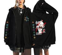 CKurityn Anime Genshin Impact Kaedehara Kazuha Pull Sweat à Capuche Anime Costume Cosplay Anime vêtements