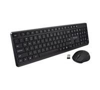 CKW350US - Ensemble clavier et souris - 100% - full size - sans fil - 2.4 GHz - QWERTY - US - noir