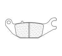 CL BRAKES Plaquettes de frein CL BRAKES Route métal fritté - 1067RX3
