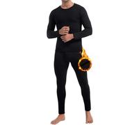 onvallaria Couche de Base Homme | Hauts doublés en polaire. Ultra doux, évacuation de l'humidité, extensible dans les 4 sens. Équipement d'hiver pour snowboard