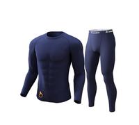 onvallaria Couche de Base Homme | Hauts doublés en polaire. Ultra doux, évacuation de l'humidité, extensible dans les 4 sens. Équipement d'hiver pour snowboard