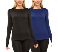 CL convallaria sous-vêtements Thermiques pour Femmes, sous-vêtements Fonctionnels thermoactifs Respirants, sous-vêtements de Ski en Polaire intérieure, Ensemble de sous-vêtements Thermiques Doux