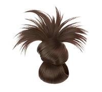 Cl-IP-IP-on à plumes à plumes, Hgyugrf Messy Bun Hair Piece, Cliw Cliw Pièces de cheveux en désordre, confort léger, design doux, noir/brun clair/brun-noir/foncé, pour les femmes
