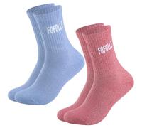 CL&MH 2 pièces Jolie Motif de broderie Chaussettes à Paillettes Fofolle,idéal cadeau fille,anniversaire fille,Super chaussettes paillettes et message rigolo,Colorées Mot Fantaisie