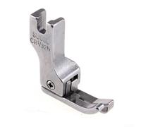 Cl1/32n Pied de fermeture éclair étroit pour machine à coudre industrielle | Cl1/32n design étroit, tâches de cordon, insertion de fermeture éclair, aiguille simple industrielle, guidage précis